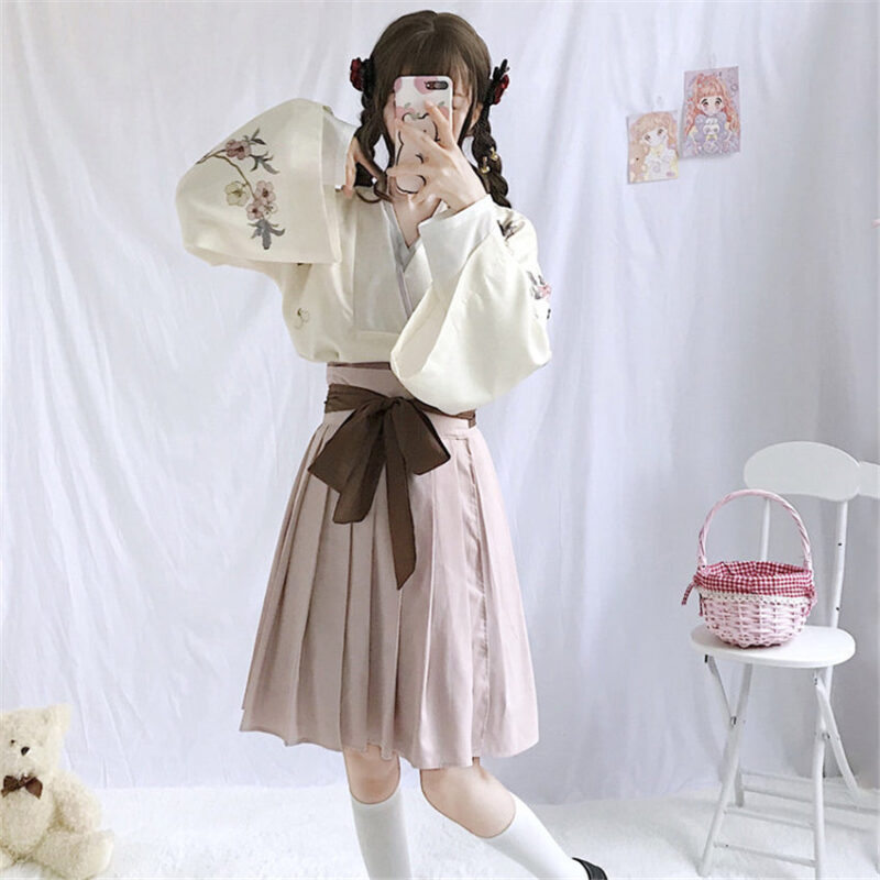 Hakama Femme Beige – Minori