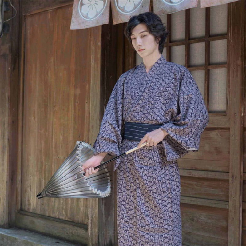 Kimono Japonais Homme Hiver – Eiji